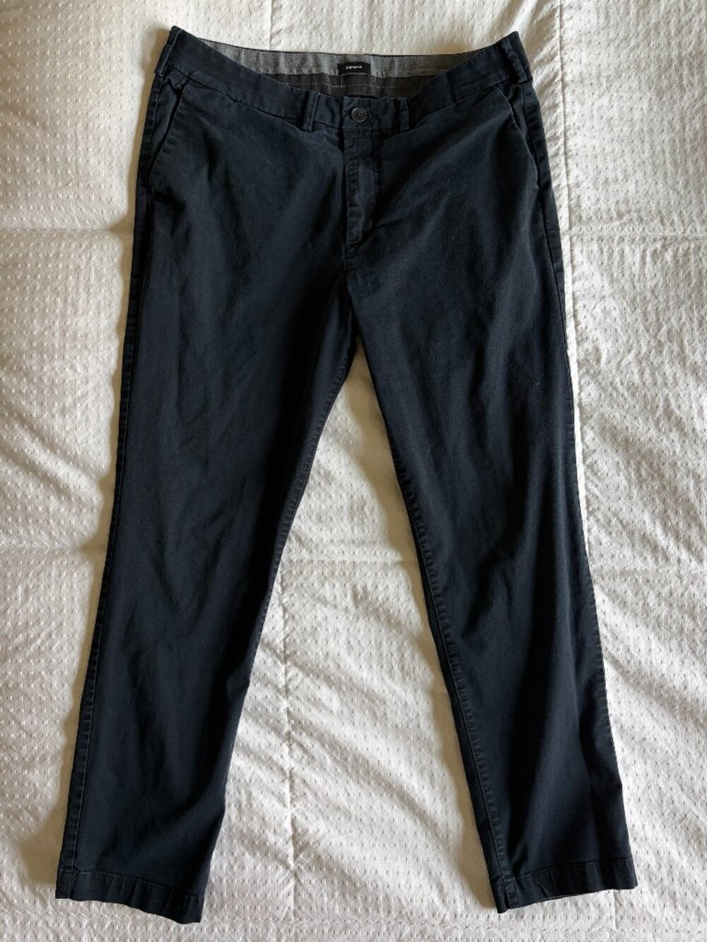 Express Men's Black Skinny Dress Pants 34x30